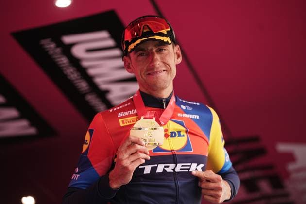 Verona Quintanilla Carlos of Lidl-Trek, stage winner, during the stage 15 of the Giro d™Italia from Fiume Veneto to Asiago, Italy - Sunday, May 25, 2025. - cycling.  Copyright: xMaarcoxAlpozzi LaPressex