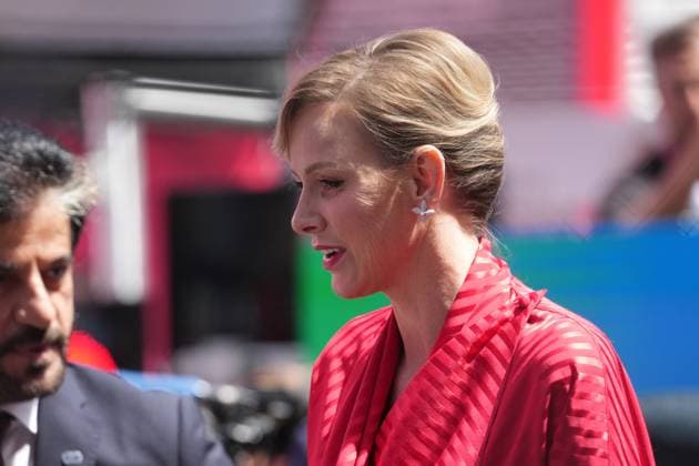 Formel 1 Grand Prix Monaco 2025 25.05.2025, Circuit de Monaco, Monte Carlo, Formel 1 Grand Prix Monaco 2025 ,im Bild Charlene Lynette Grimaldi, Fürstin von Monaco mit Ehemann Albert II., Fürst von Monaco.