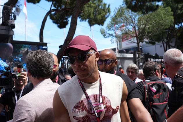 Formel 1 Grand Prix Monaco 2025 25.05.2025, Circuit de Monaco, Monte Carlo, Formel 1 Grand Prix Monaco 2025 ,im Bild Französischer Fussballspieler Kylian Mbappe (Real Madrid)