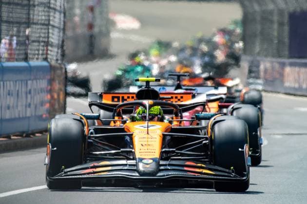 Formel1 GP Monaco Sonntag, 25.05.2025 Lando Norris 4, McLaren Formula 1 Team; Formel1 GP Monaco Sonntag, 25.05.2025 Copyright: xBEAUTIFULxSPORTS Erlhofx