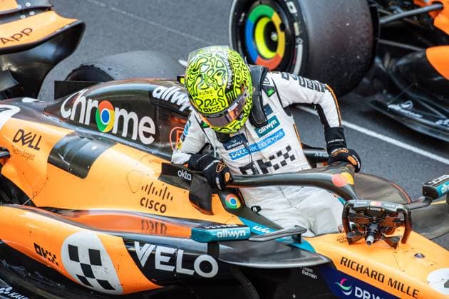 Formel1 GP Monaco Sonntag, 25.05.2025 Lando Norris 4, McLaren Formula 1 Team; Formel1 GP Monaco Sonntag, 25.05.2025 Copyright: xBEAUTIFULxSPORTS Erlhofx