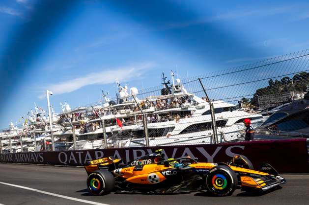 4 Lando Norris (GBR, McLaren F1 Team), F1 Grand Prix of Monaco at Circuit de Monaco on May 25, 2025 in Monte-Carlo, Monaco. (Photo by HOCH ZWEI) Monte-Carlo Monaco