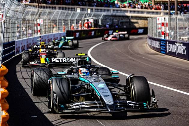 May 25, 2025, Montecarlo, Monaco, Monaco: Andrea Kimi Antonelli (ITA) - Mercedes-AMG PETRONAS F1 Team - Mercedes W16 - Mercedes E Performance during the Race, Sunday, Formula 1 Tag Heurer Grand Prix de Monaco 2025 at Monte Carlo (MC), may 23-25 2025 Montecarlo Monaco - ZUMAm217 20250525_zsp_m217_042 Copyright: xAlessioxDexMarcox