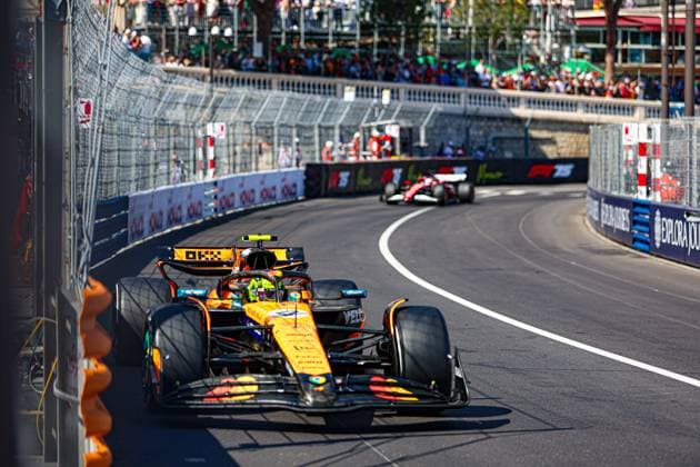May 25, 2025, Montecarlo, Monaco, Monaco: Lando Norris (GBR) - McLaren Formula 1 Team - McLaren MCL39 - Mercedes during the Race, Sunday, Formula 1 Tag Heurer Grand Prix de Monaco 2025 at Monte Carlo (MC), may 23-25 2025 Montecarlo Monaco - ZUMAm217 20250525_zsp_m217_043 Copyright: xAlessioxDexMarcox