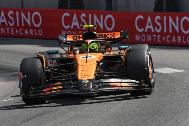 Formel1 GP Monaco Sonntag, 25.05.2025 Lando Norris 4, McLaren Formula 1 Team; Formel1 GP Monaco Sonntag, 25.05.2025 Copyright: xBEAUTIFULxSPORTS Erlhofx