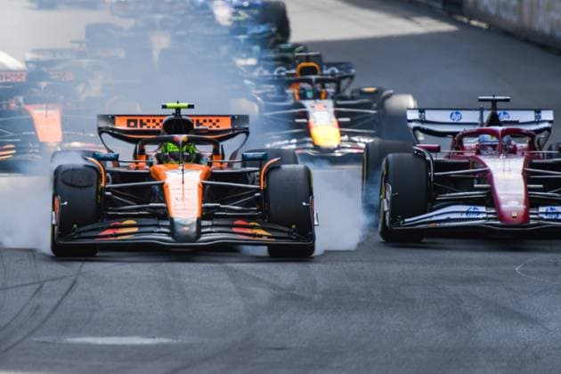 Formel1 GP Monaco Sonntag, 25.05.2025 Lando Norris 4, McLaren Formula 1 Team; Formel1 GP Monaco Sonntag, 25.05.2025 Copyright: xBEAUTIFULxSPORTS Erlhofx