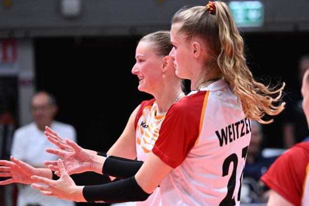 Weitzel Camilla ( Germany ) during the match Italy vs Germany at Pala Panini Modena 25may2025 , AIA AeQuilibrium Cup Women Elite.  Copyright: xDuilioxDellaxLibera IPAxSportx xipa-agency.netx xx IPA_58240392 IPA_Agency_IPA58240392