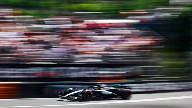 , 12 Kimi Antonelli Of The Team Mercedes-Amg Petronas Formula One Team, Mercedes W16They Face The Race ,During Fia Formula One World Championship, WM, Weltmeisterschaft F1 Monaco Grand Prix 2025, 25 May In Monte Carlo , Monaco  Copyright: xLucaxBarsali IPAxSportx xipa-agency.netx xx IPA_58242896 IPA_Agency_IPA58242896