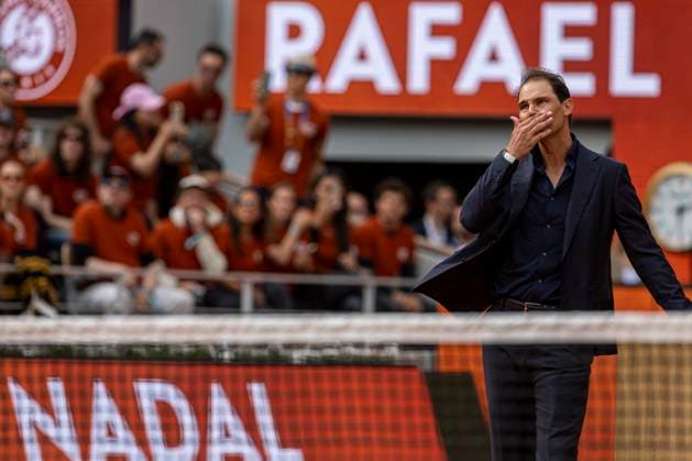 2025 French Open - Day One Rafael Nadal of Spain, holder of 14 Roland Garros titles, participates in his special honor ceremony at the Roland Garros Grand Slam Tournament on Day 01 in Paris, France, on May 25, 2025. Paris France  Copyright: xRobertxSzaniszlox originalFilename:szaniszlo-notitle250525_npnBC.jpg
