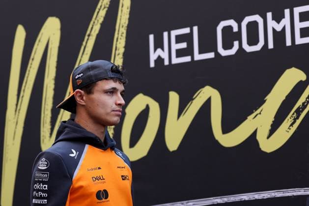 4 Lando Norris (GBR) McLaren F1 Team (GBR) MCL39 Mercedes during the 2025 Formula One Monaco Grand Prix, 8th round of the 2025 Formula 1 World Championship, WM, Weltmeisterschaft taking place from May 23 to 25, 2025 on circuit de Monaco in Monaco (MCO) Monaco Monaco Circuit Monaco