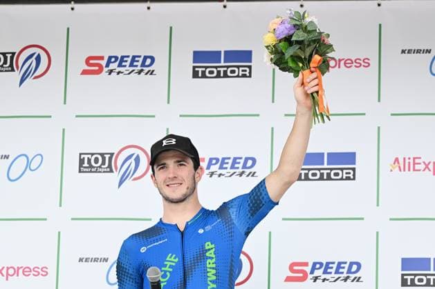 Liam Walsh (CBW), MAY 25, 2025 - Cycling : Tour of Japan 2025 8th stage Speed Channel Tokyo Award ceremony in Tokyo, Japan. Noxthirdxpartyxsales  (291778861)