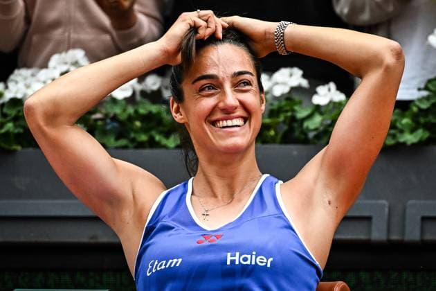 May 26, 2025, Paris, France, France: Caroline GARCIA of France during the second day of Roland-Garros 2025, French Open 2025, Grand Slam tennis tournament at Roland-Garros Stadium on May 26, 2025 in Paris, France. Paris France - ZUMAm308 20250526_zsp_m308_042 Copyright: xMatthieuxMirvillex