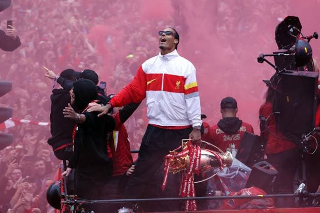 Sport Themen der Woche KW22 Bilder des Jahres 2025, Sport 05 Mai Sport Bilder des Tages Football - 2024 2025 Premier League - Champions Liverpool - Victory Parade - Liverpool City Centre - Monday 26th May 2025 