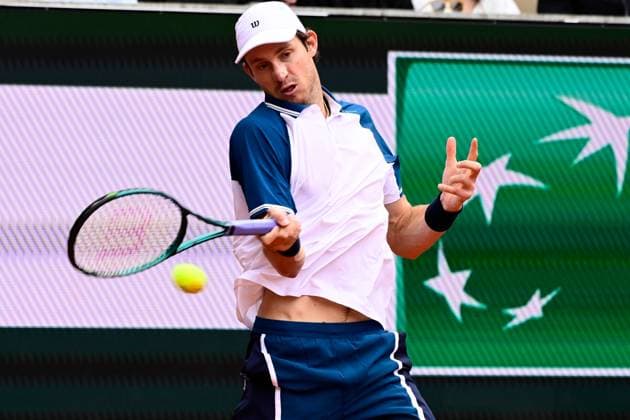 TENNIS : Roland Garros 2025 - Internationaux de France - 26 05 2025 Nicolas Jarry ( Chile ) during the 2025 French Open at Roland Garros on May 26, 2025 in Paris, France. ( Photo Dante Badano PSNewz ) - ParisFrance  Copyright: xx