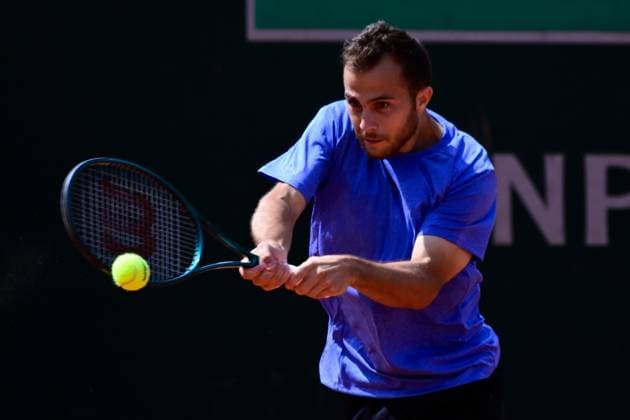 TENNIS : Roland Garros 2025 - Internationaux de France - 26 05 2025 Hugo Gaston ( France ) during the 2025 French Open at Roland Garros on May 26, 2025 in Paris, France. ( Photo Dante Badano PSNewz ) - ParisFrance  Copyright: xx