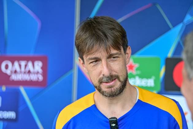 Francesco Acerbi seen during the Inter Media Day during Inter Champions League Media Day, UEFA Champions League football match in Appiano Gentile, Italy, May 26 2025  Copyright: xTommasoxFimiano IPAxSportx xipa-agency.netx xx IPA_58286596 IPA_Agency_IPA58286596