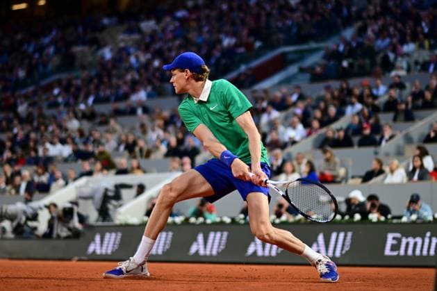 TENNIS : Roland Garros 2025 - Internationaux de France - 26 05 2025 Jannik Sinner ( Italy ) during the 2025 French Open at Roland Garros on May 26, 2025 in Paris, France. ( Photo Dante Badano PSNewz ) - ParisFrance  Copyright: xx