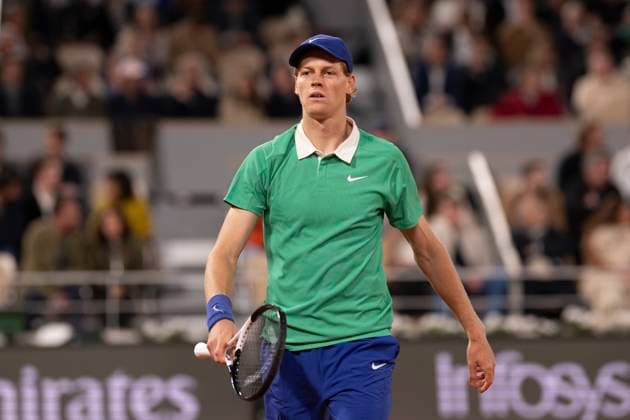 Roland Garros France - May 26, 2025: Jannik Sinner during the match between Arthur Rinderknech (FRA) and Jannik Sinner (ITA) valid for the Roland Garros 2025 tournament held in Paris, IF. ((6257) SPP) Copyright: x(6257)x xSPPx spp-en-6-FA_RMFC_26052514376