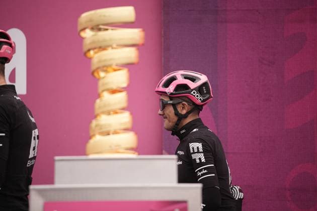 Carapaz Richard of Ef Education - Easypost during the stage 16 of the Giro d™Italia from Piazzola sul Brenta to San Valentino (Brentonico), Italy - Tuesday, May 27, 2025. - cycling.  Copyright: xMarcoxAlpozzi LaPressex
