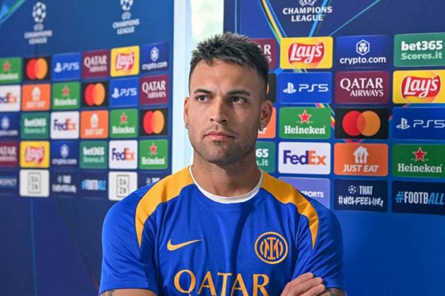 Inter Media Day ahead of 2025 UEFA Champions League final Milano, Italy. 26th, May 2025. Lautaro Martinez of Inter seen at the BPER Training Centre in Appiano Gentile. The Inter Open Media Day is part of the preparation for the 2025 UEFA Champions League final in Munich. Italy, Milano  Copyright: xGonzalesxPhoto TommasoxFimianox