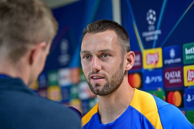 Inter Media Day ahead of 2025 UEFA Champions League final Milano, Italy. 26th, May 2025. Stefan de Vrij of Inter seen during an interview at the BPER Training Centre in Appiano Gentile. The Inter Open Media Day is part of the preparation for the 2025 UEFA Champions League final in Munich. Italy, Milano  Copyright: xGonzalesxPhoto TommasoxFimianox