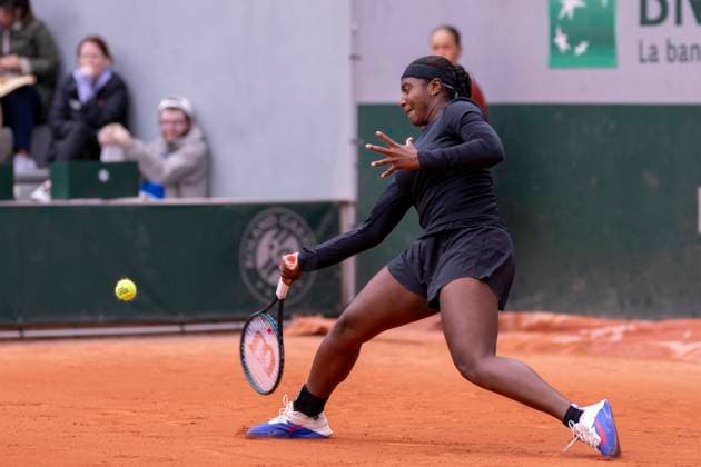 Roland Garros France - May 27, 2025: Hailey Baptiste during the match between Beatriz Haddad Maia (BRA) and Hailey Baptiste (USA) valid for the Roland Garros 2025 tournament held in Paris, IF. ((6257) SPP) Copyright: x(6257)x xSPPx spp-en-6-FA_RMFC_27052514415