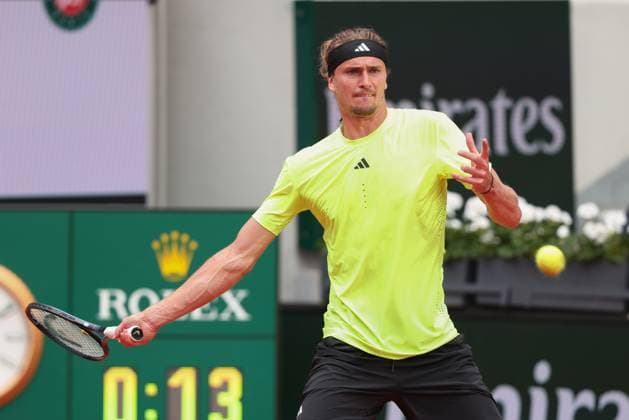 Alexander Zverev (GER) Tennis - French Open 2025 - Roland Garros - Paris - - France - 27 May 2025. Copyright: xJuergenxHasenkopfx