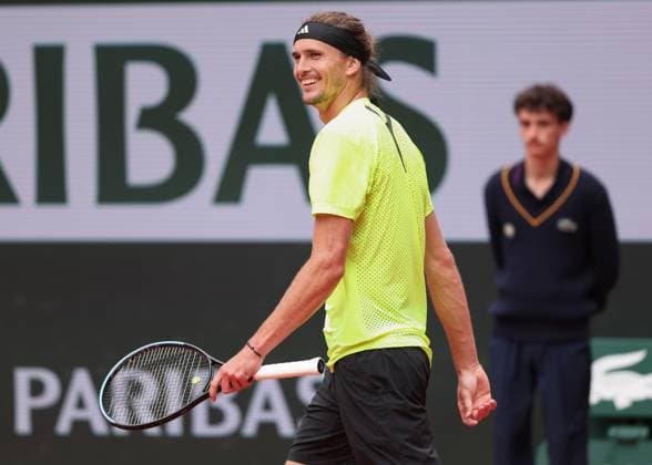 Alexander Zverev (GER) Tennis - French Open 2025 - Roland Garros - Paris - - France - 27 May 2025. Copyright: xJuergenxHasenkopfx