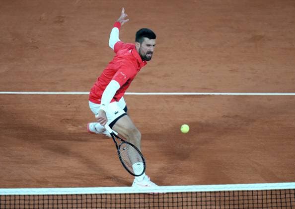 TENNIS - French Open 2025 PARIS,FRANCE,27.MAY.25 - TENNIS - ATP, Tennis Herren World Tour, French Open, Roland Garros, Grand Slam. Image shows Novak Djokovic (SRB).  GEPAxpictures xMichaelxRiedler