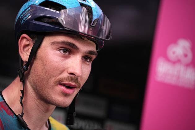 Scaroni Christian of Xds Astana Team winner of the stage during the stage 16 of the Giro d™Italia from Piazzola sul Brenta to San Valentino (Brentonico), Italy - Tuesday, May 27, 2025. - cycling.  Copyright: xMarcoxAlpozzi LaPressex