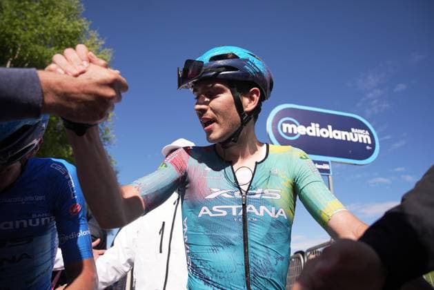 Scaroni Christian of Xds Astana Team winner of the stage during the stage 16 of the Giro d™Italia from Piazzola sul Brenta to San Valentino (Brentonico), Italy - Tuesday, May 27, 2025. - cycling.  Copyright: xMarcoxAlpozzi LaPressex