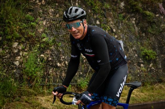 Stage 13 Rovereto -San Valentino (Brentonico) May 27, 2025. - cycling .Giro-E In the pic: Miguel Indurain  Copyright: xAlessandroxGarofalo LaPressex
