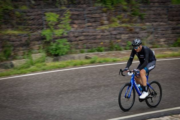 Stage 13 Rovereto -San Valentino (Brentonico) May 27, 2025. - cycling .Giro-E In the pic: Miguel Indurain  Copyright: xAlessandroxGarofalo LaPressex