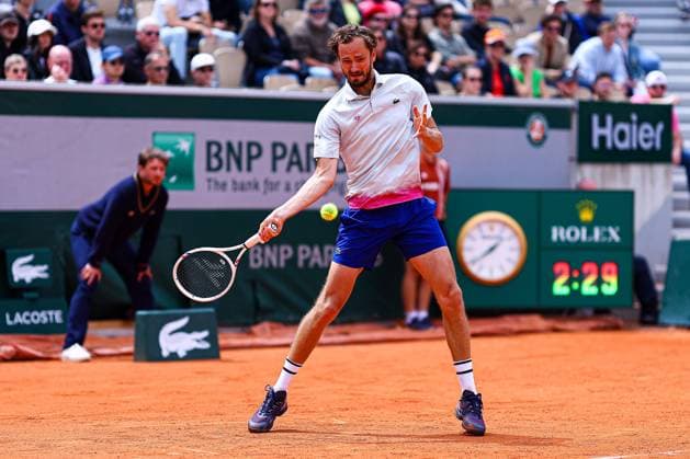 2025.05.27 Paryz French Open Roland Garros 2025 Daniil Medvedev - Cameron Norrie N z Daniil Medvedev Foto Pawel Andrachiewicz PressFocus 2025.05.27 Paris Tennis French Open Roland Garros 2025 Daniil Medvedev - Cameron Norrie Daniil Medvedev Credit: Pawel Andrachiewicz PressFocus NEWSPIX.PL --- newspix.pl POLAND OUT! 