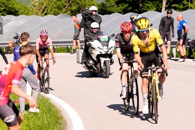 Del Toro Romero Isaac of Uae Team Emirates Xrg during the stage 16 of the Giro d™Italia from Piazzola sul Brenta to San Valentino (Brentonico), Italy - Tuesday, May 27, 2025. - cycling.  Copyright: xFabioxFerrari LaPressex