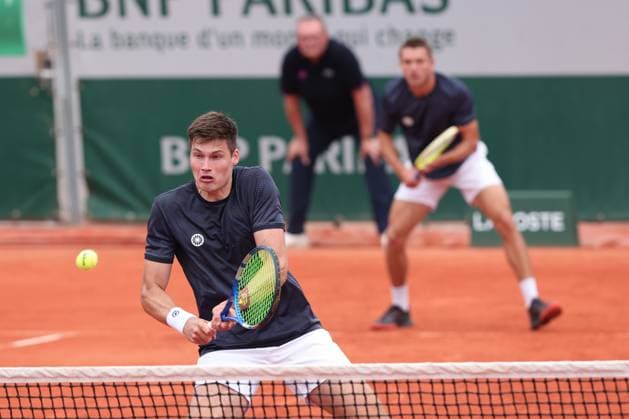 Jakob Schnaitter (Kurzhaarschnitt), Mark Wallner, Herren Doppel, Men s Doubles Tennis - French Open 2025 - Roland Garros - Paris - - France - 27 May 2025. Copyright: xJuergenxHasenkopfx