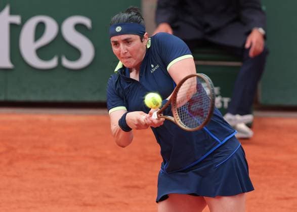 Ons Jabeur Tennis - French Open 2025 - Roland Garros - Paris - - France - 27 May 2025. Copyright: xJuergenxHasenkopfx