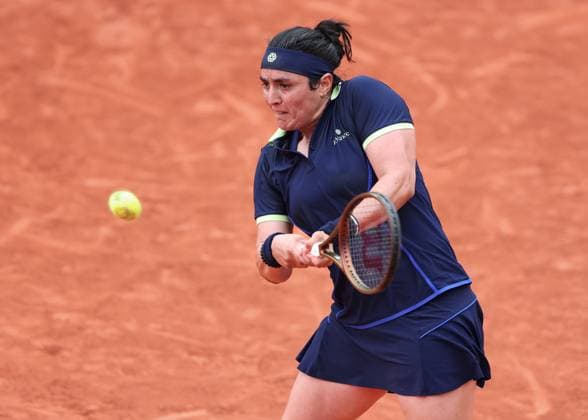 Ons Jabeur Tennis - French Open 2025 - Roland Garros - Paris - - France - 27 May 2025. Copyright: xJuergenxHasenkopfx