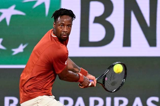 TENNIS : Roland Garros 2025 - Internationaux de France - 27 05 2025 Gael Monfils ( France ) during the 2025 French Open at Roland Garros on May 27, 2025 in Paris, France. ( Photo Dante Badano PSNewz ) - ParisFrance  Copyright: xx
