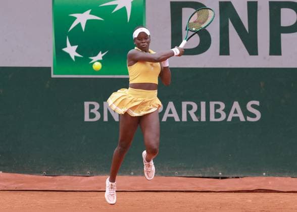 Victoria Mboko (CAN) Tennis - French Open 2025 - Roland Garros - Paris - - France - 28 May 2025. Copyright: xJuergenxHasenkopfx