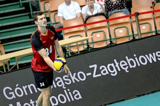 KATOWICE 28.05.2025 MECZ SIATKARZY --- TURNIEJ SILESIA CUP: MECZ BULGARIA - NIEMCY --- MENS VOLLEYBALL MATCH: BULGARIA - GERMANY N Z LEON MEIER FOT. PAWEL PIOTROWSKI 400MM.PL NEWSPIX.PL --- newspix.pl 