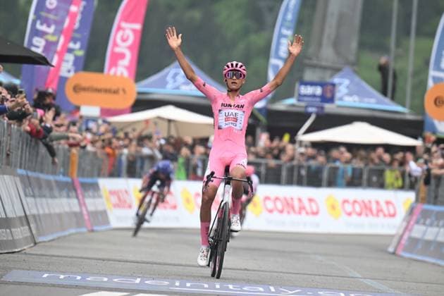 28-05-2025 Giro D italia; Tappa 17 San Michele All adige - Bormio; 2025, Uae Team Emirates - Xrg; Del Toro Romero, Isaac; Bormio; 