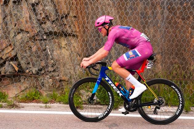 Pedersen Mads of Lidl-Trek during the stage 17 of the Giro d™Italia from San Michele all™Adige (fondazione Edmund Mach) to Bormio, Italy - Wednesday, May 28, 2025. - cycling.  Copyright: xFabioxFerrari LaPressex