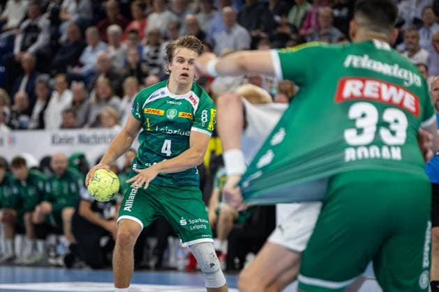 DAIKIN HBL: THW Kiel vs SC DHfK Leipzig; 28.05.25 Andri Runarsson (Nr.04, SC DHfK Leipzig) im Angriff DAIKIN HBL: THW Kiel vs SC DHfK Leipzig, Wunderino Arena am 28.05.25 Copyright: xBEAUTIFULxSPORTS MarioxM.xKobergx