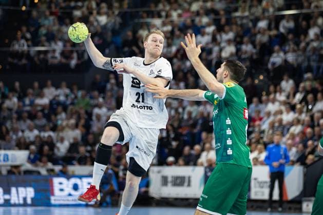 DAIKIN HBL: THW Kiel vs SC DHfK Leipzig; 28.05.25 Eric Johansson (Nr.21, THW Kiel) im Angriff DAIKIN HBL: THW Kiel vs SC DHfK Leipzig, Wunderino Arena am 28.05.25 Copyright: xBEAUTIFULxSPORTS MarioxM.xKobergx