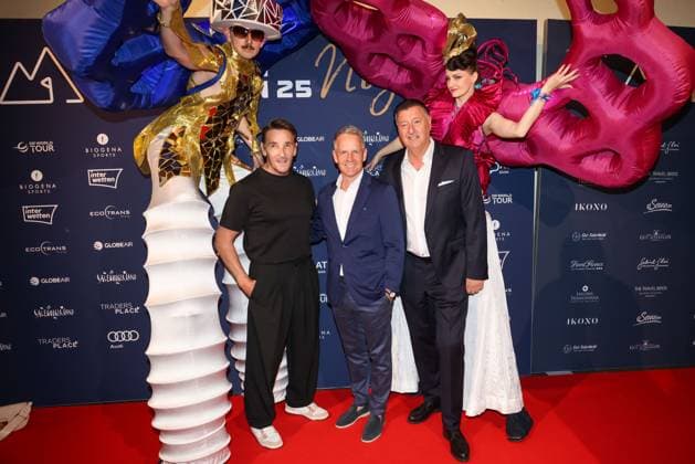 GOLF - Austrian Alpine Open HENNDORF,AUSTRIA,28.MAY.25 - GOLF - DP World Tour, Austrian Alpine Open Night, Golfclub Gut Altentann. Image shows Edwin Weindorfer (CEO Golf Enterprises) and guests.  GEPAxpictures xMathiasxMandl