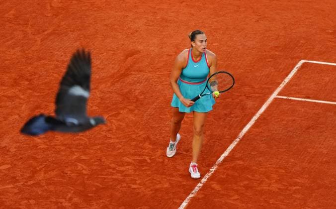 Sport Themen der Woche KW22 Sport Bilder des Tages Aryna Sabalenka French Open Tennis, Day Four, Tennis, Roland Garros, Paris, France - 28 May 2025 EDITORIAL USE ONLY No use with unauthorised audio, video, data, fixture lists, club league logos or live services. Online in-match use limited to 120 images, no video emulation. No use in betting, games or single club league player publications.  Copyright: xJavierxGarcia Shutterstockx 15323219fw