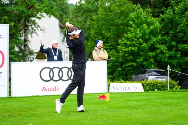 GOLF - Austrian Alpine Open HENNDORF,AUSTRIA,29.MAY.25 - GOLF - DP World Tour, Austrian Alpine Open, Golfclub Gut Altentann. Image shows Bjoern Akesson (SWE).  GEPAxpictures xChristianxMoser