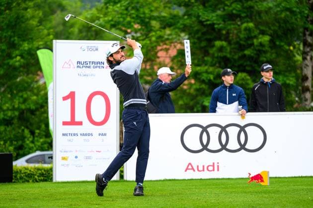 GOLF - Austrian Alpine Open HENNDORF,AUSTRIA,29.MAY.25 - GOLF - DP World Tour, Austrian Alpine Open, Golfclub Gut Altentann. Image shows Gregorio De Leo (ITA).  GEPAxpictures xChristianxMoser