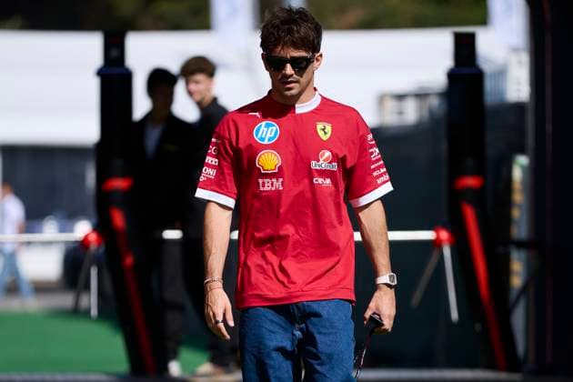 F1 Grand Prix of Spain - Previews Charles Leclerc of Monaco and Scuderia Ferrari arrives in the Paddock during previews ahead of the F1 Grand Prix of Spain at Circuit de Barcelona-Catalunya on May 29, 2025, in Barcelona, Spain. Barcelona Circuit de Barcelona-Catalunya Catalunya Spain RL_F1GPESP2025_000002 Copyright: xRicardoxLarreinax